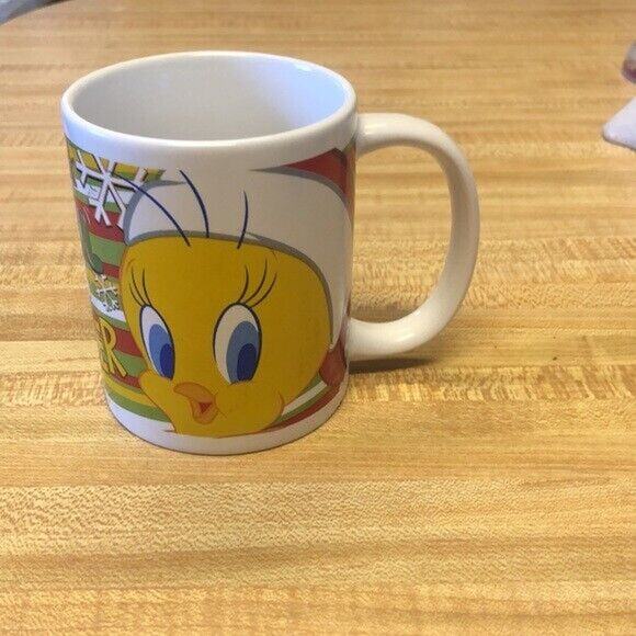 Tweety Bird Christmas Chock Full of Cheer coffee Mug  12 Oz Cup - Picture 2 of 4